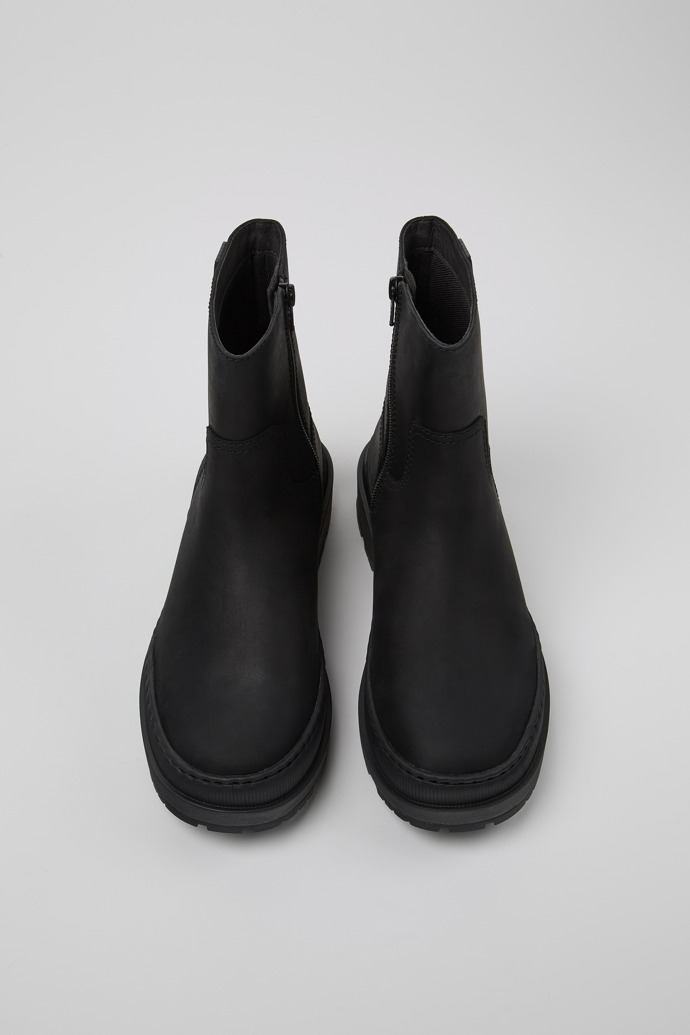 Camper Brutus Trek MICHELIN - Schwarzer Damenstiefel aus Nubukleder