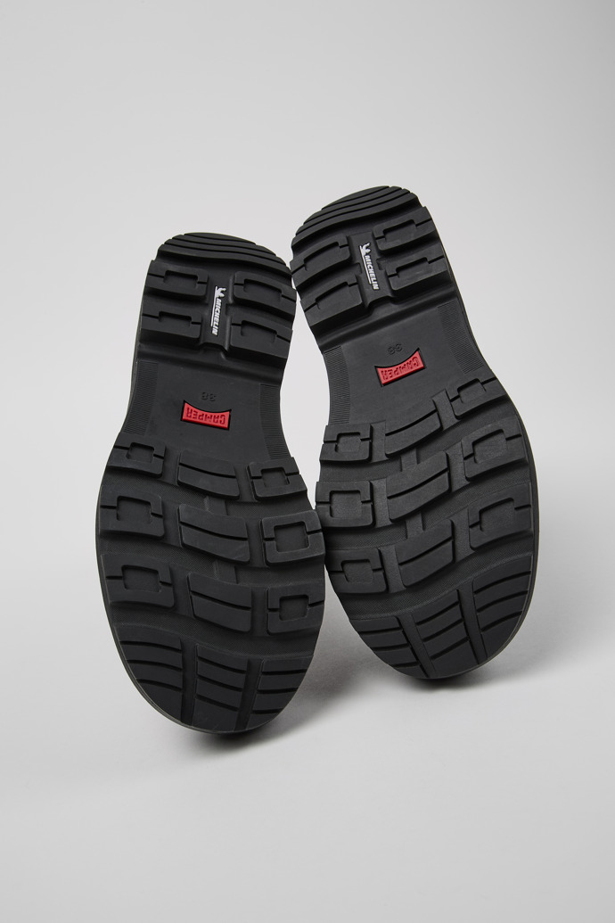 Camper Brutus Trek MICHELIN - Schwarzer Damenstiefel aus Nubukleder