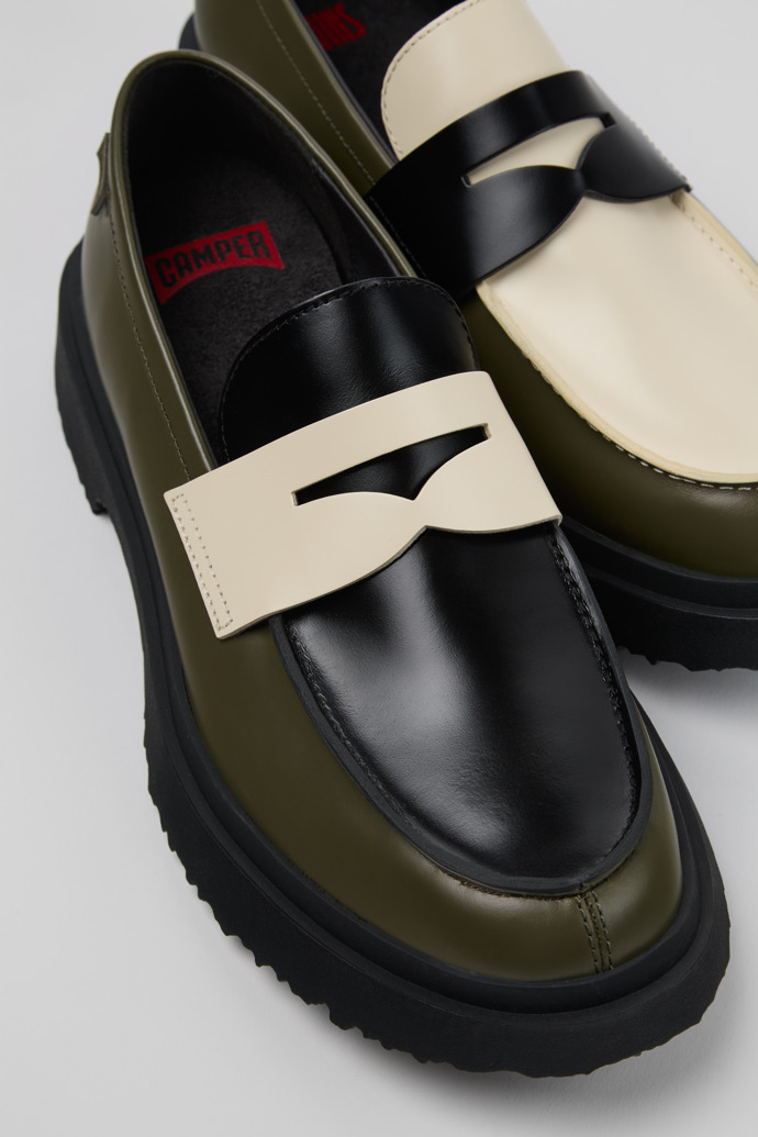 Camper Twins - Mehrfarbige Ledermokassins/Nautical für Herren.