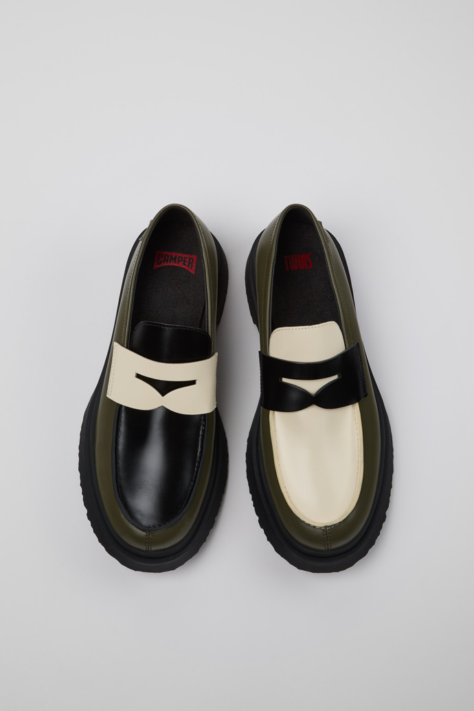 Camper Twins - Mehrfarbige Ledermokassins/Nautical für Herren.