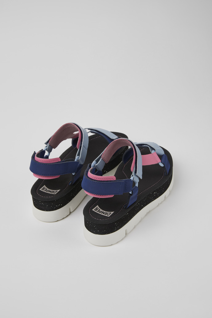 Camper Oruga Up - Bunte Damensandale aus Leder