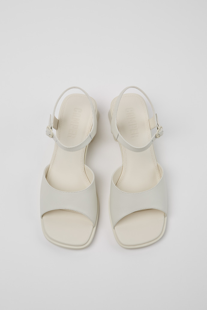 Camper Kora Sandal - Weiße Ledersandalen für Damen.