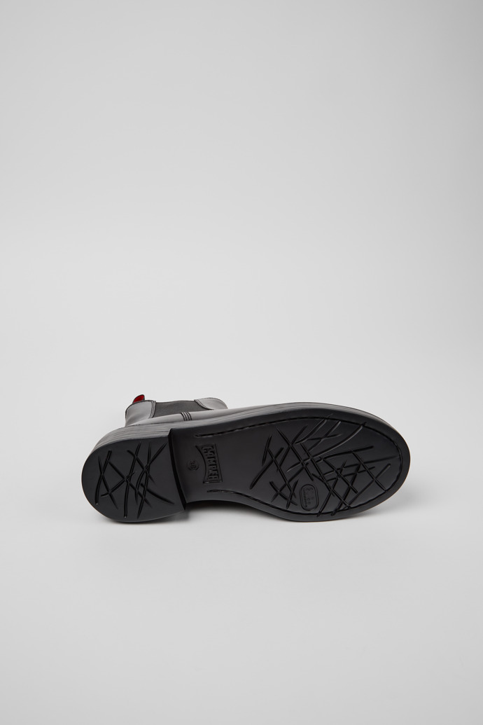 Camper Dean - Schwarze Lederstiefeletten für Damen.
