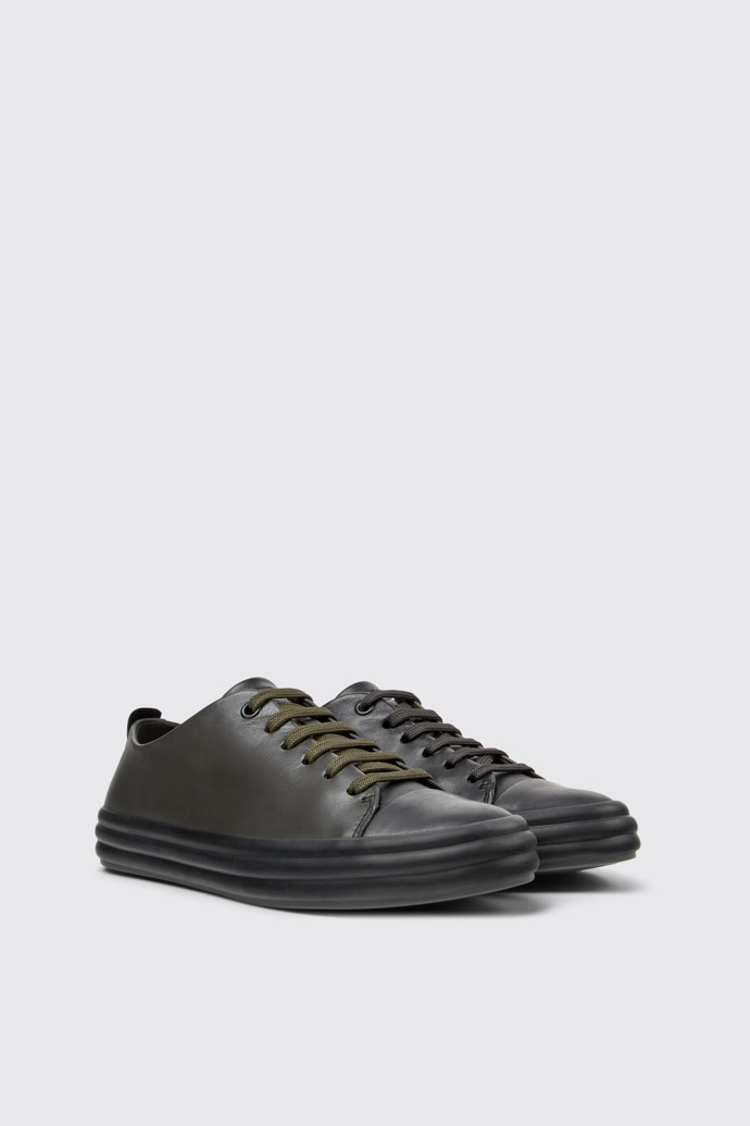 Camper Twins - Mehrfarbiger Ledersneaker für Damen.