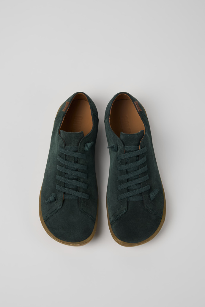 Camper Peu - Grüner Damenschuh aus Nubukleder