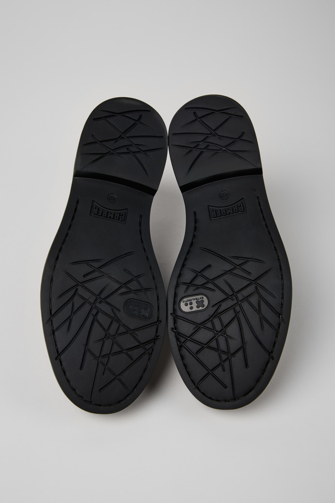 Camper Dean - Schwarze Herrenstiefelette aus Leder.