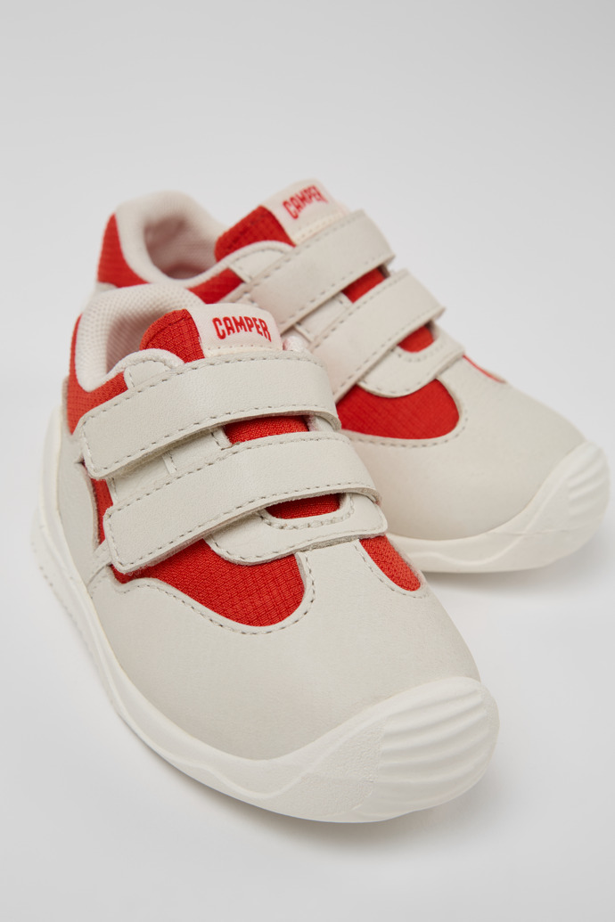 Camper Dadda - Mehrfarbige Kindersneaker aus Leder und Textil.