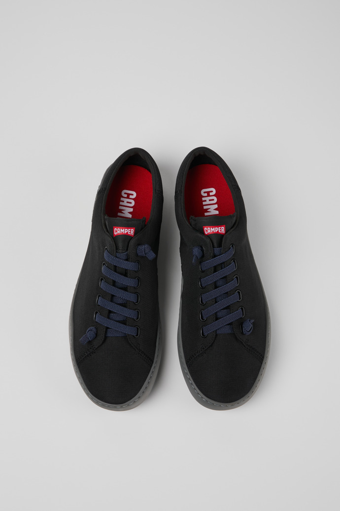 Camper Peu Touring - Schwarzer Herrensneaker aus Recycling-PET.