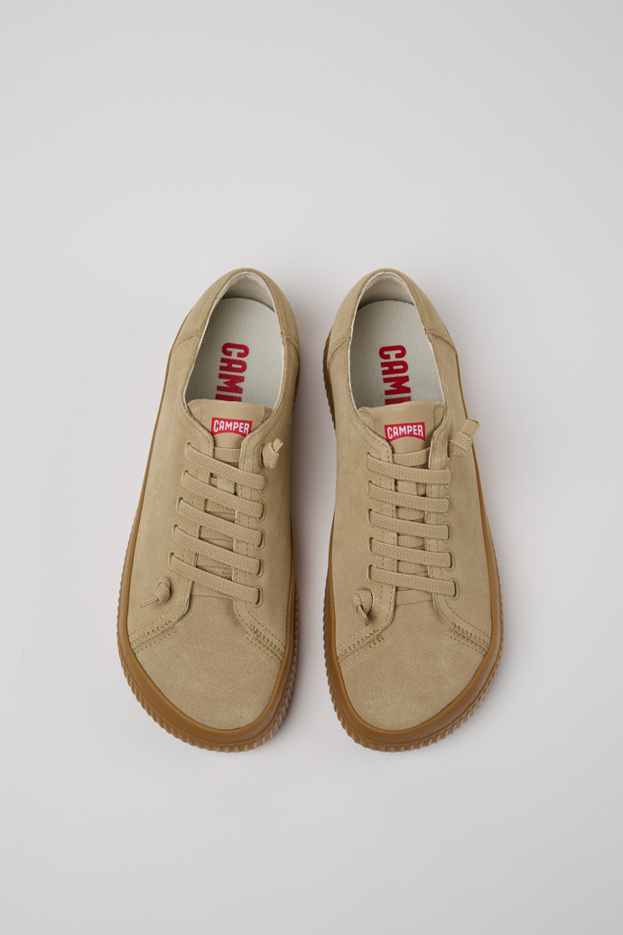 Camper Peu Roda - Beige Herrensneaker aus Nubukleder.