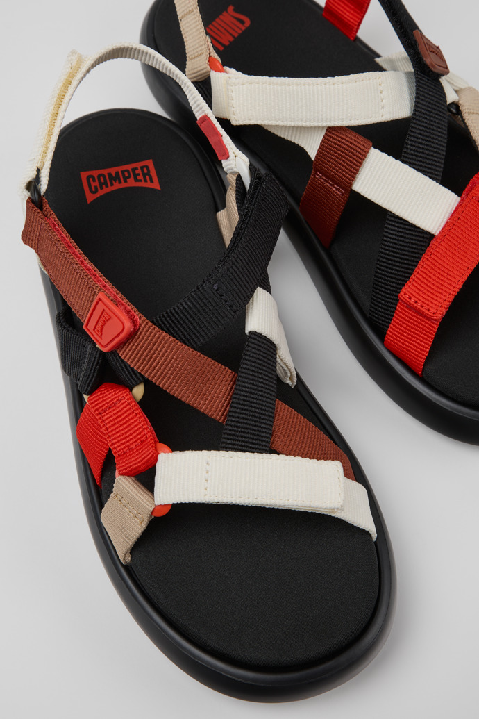 Camper Twins - Mehrfarbige Sandalen aus Recycling-PET für Herren.