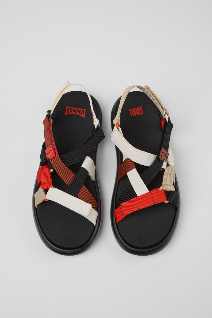 Camper Twins - Mehrfarbige Sandalen aus Recycling-PET für Herren.