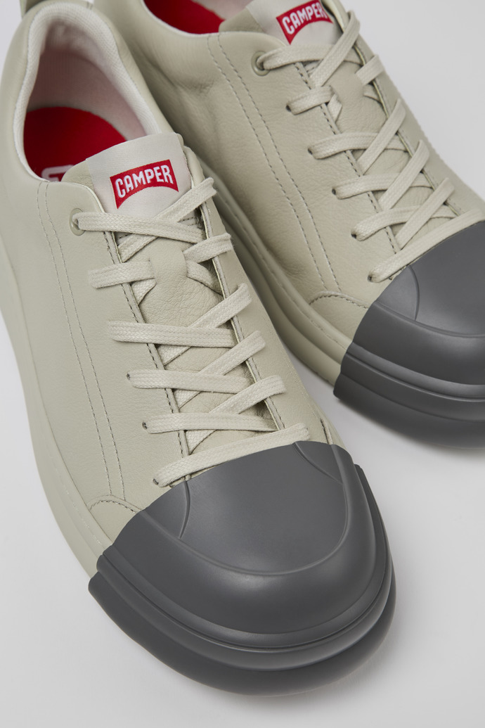 Camper Junction Runner - Grauer Damensneaker aus Leder