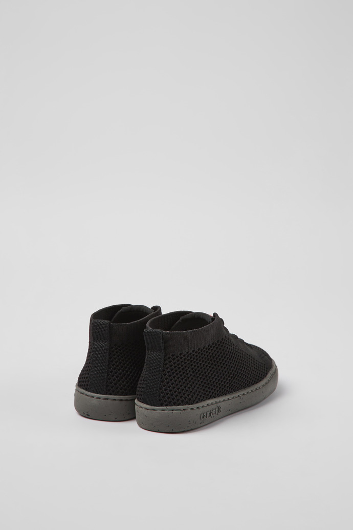 Camper Peu Touring - Schwarze Kinderstiefelette aus Textil