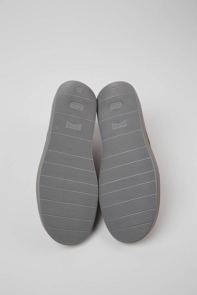 Camper Wagon - Braune Lederstiefelette für Herren.