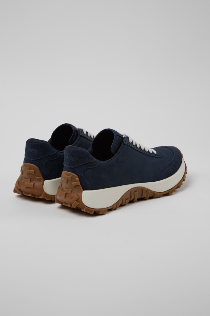 Camper Drift Trail VIBRAM - Blauer Herrensneaker aus Nubukleder und Textil.