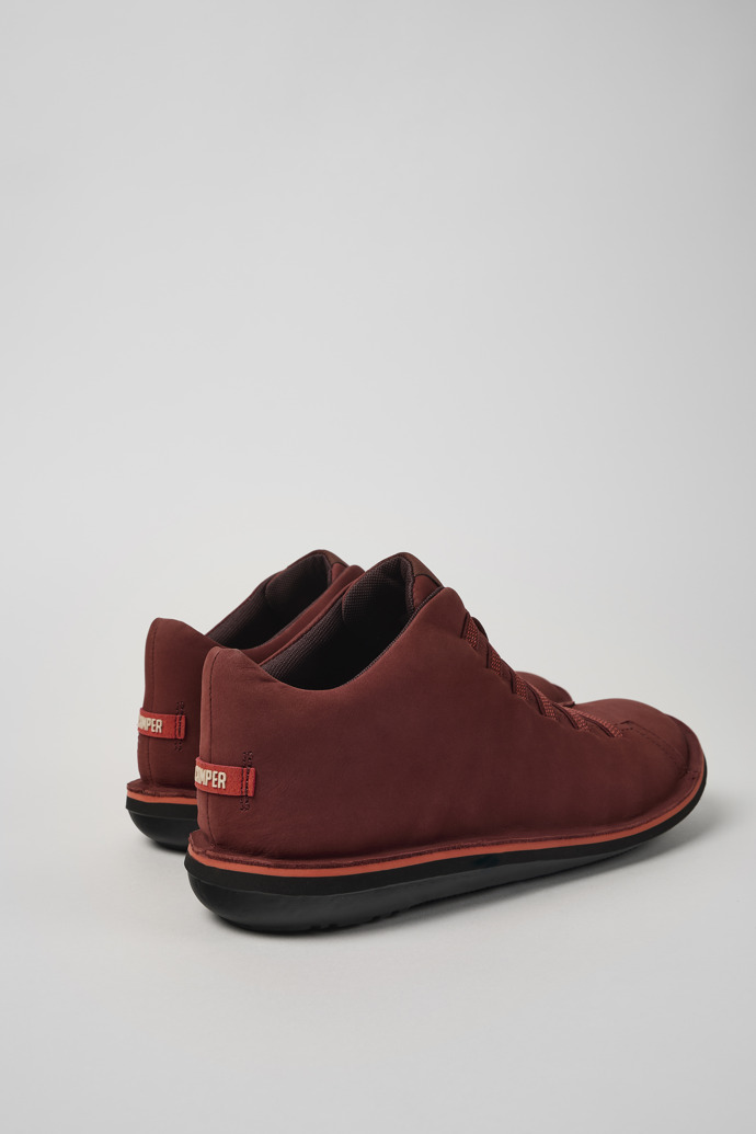 Camper Beetle - Rote Sneaker aus Nubukleder