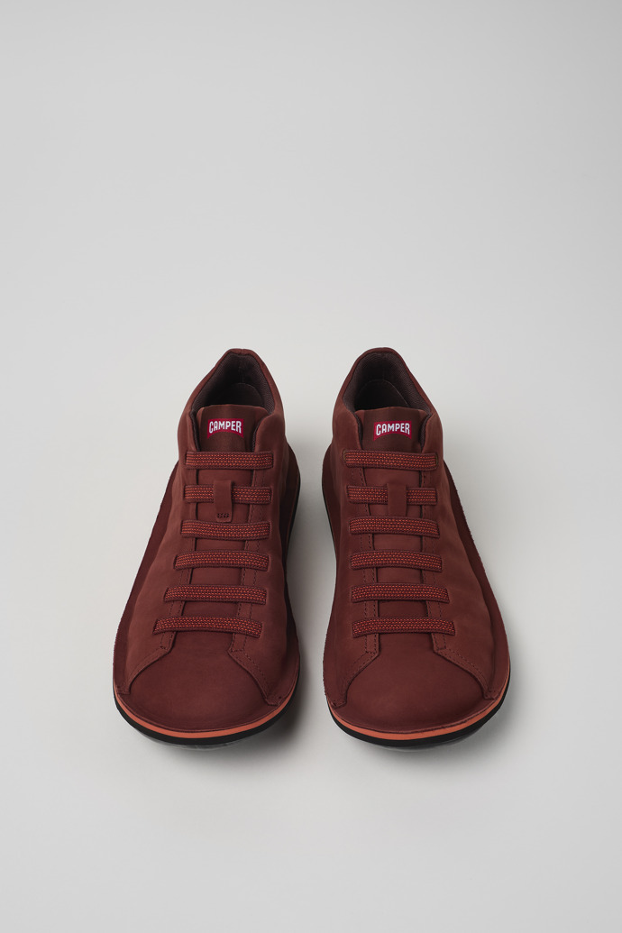 Camper Beetle - Rote Sneaker aus Nubukleder