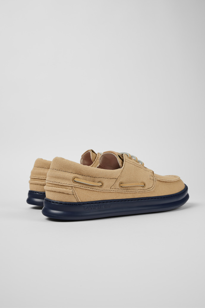 Camper Runner - Beiger Bootsschuh aus Textil für Herren