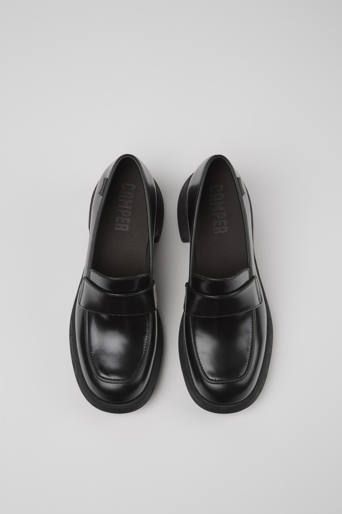 Camper Thelma - Schwarze Lederloafer für Damen
