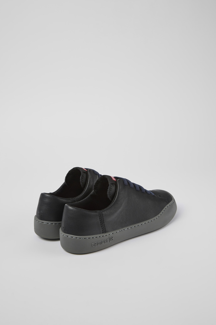 Camper Peu Touring - Schwarze Ledersneaker für Damen.