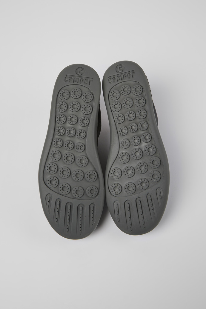 Camper Peu Touring - Schwarze Ledersneaker für Damen.