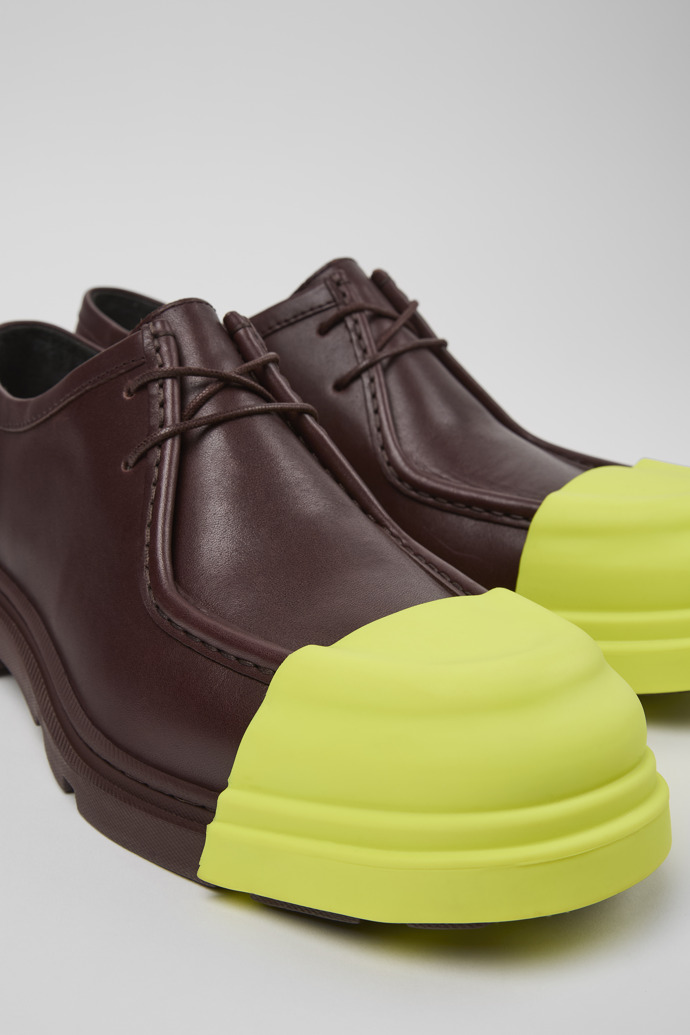 Camper Junction - Weinroter Herrenschuh aus Leder