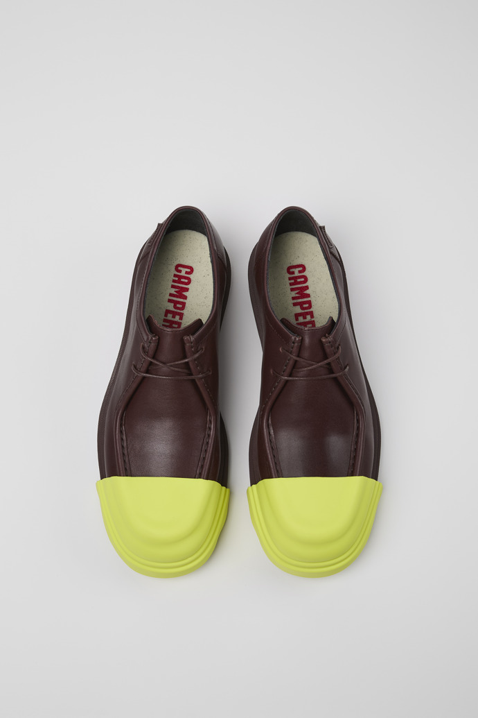 Camper Junction - Weinroter Herrenschuh aus Leder