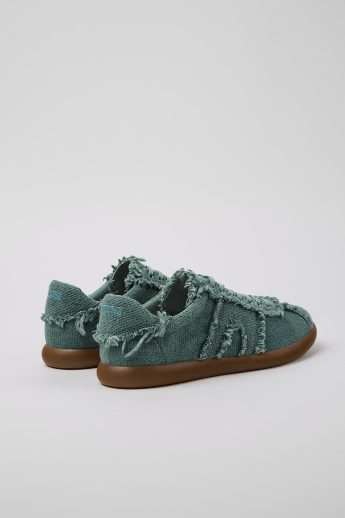 Camper Pelotas Soller - Grüner Herrensneaker aus Bio-Baumwolle.