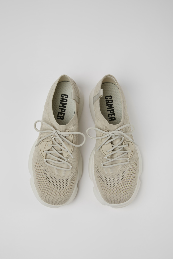 Camper Karst - Grauer Herrensneaker aus Textil
