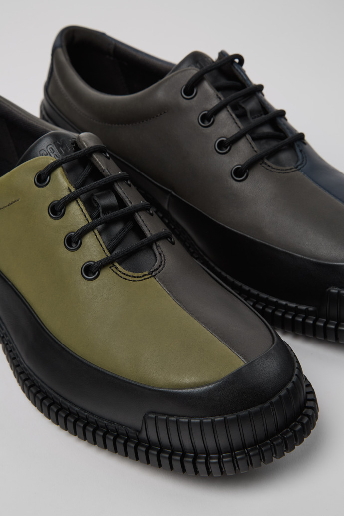 Camper Twins - Mehrfarbige Lederschuhe für Herren.