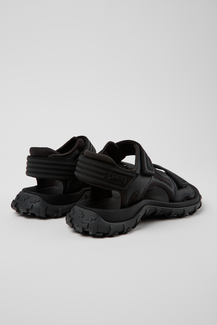 Camper Drift Trail Sandal - Schwarze Ledersandale für Damen.