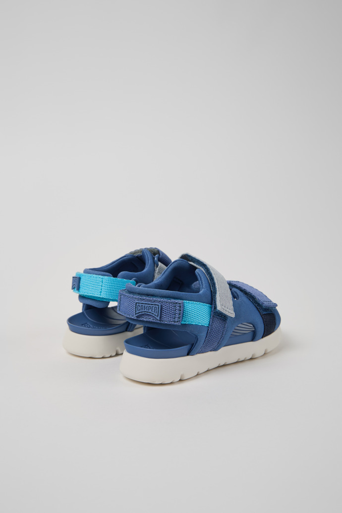 Camper Twins - Mehrfarbige Kindersandalen aus Textil.