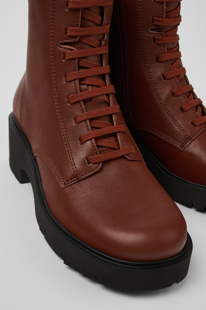 Camper Milah - Roter Schnürstiefel für Damen