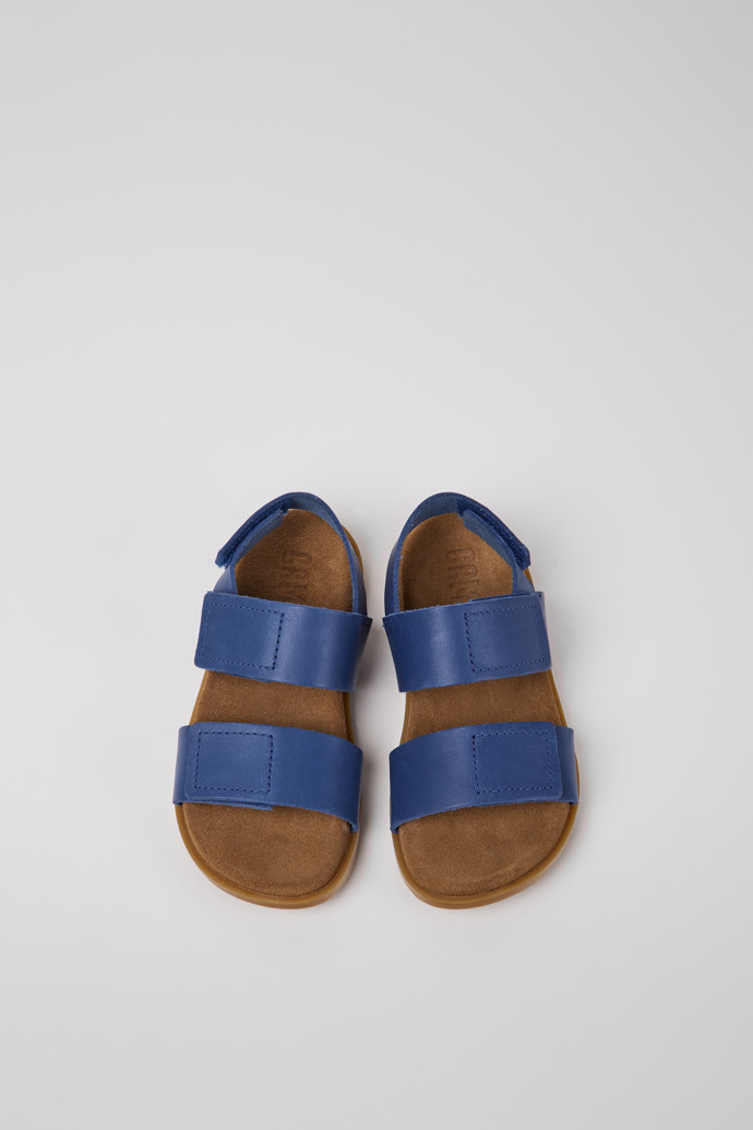 Camper Brutus Sandal - Blaue Kindersandale aus Leder