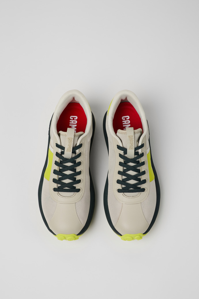 Camper Pelotas Athens - Grau-gelber Damensneaker aus Textil