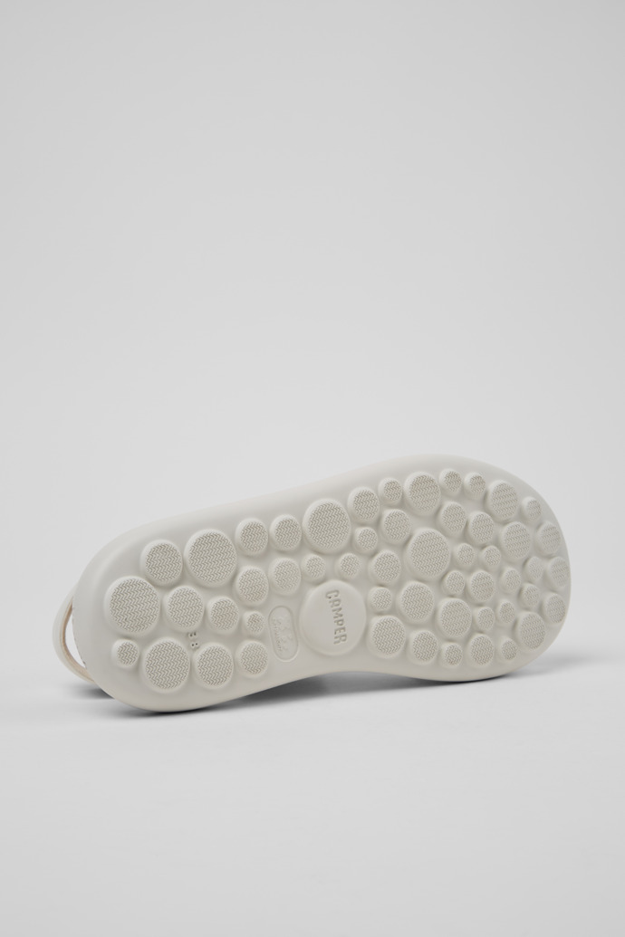 Camper Pelotas Flota - Weiße Ledersandalen für Damen.