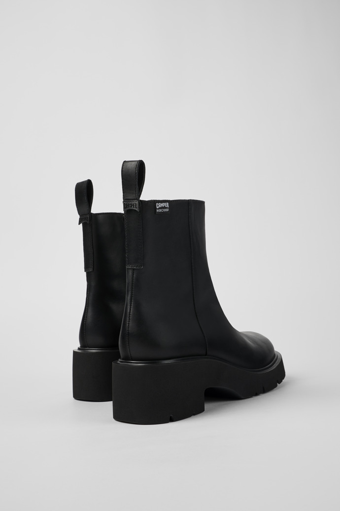 Camper Milah - Schwarzer Damenstiefel aus Leder