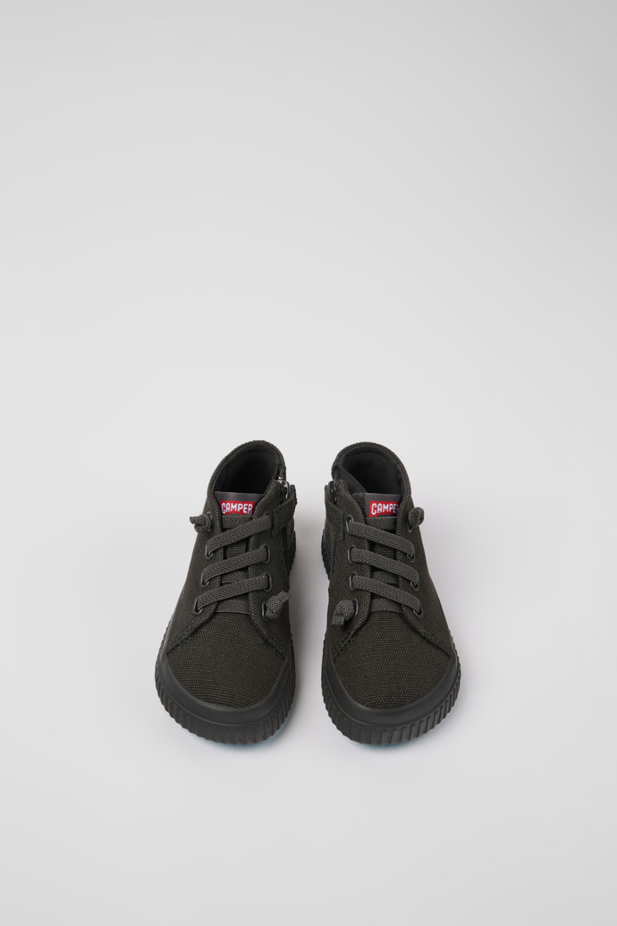 Camper Peu Roda - Dunkelgrauer Kindersneaker aus Textil