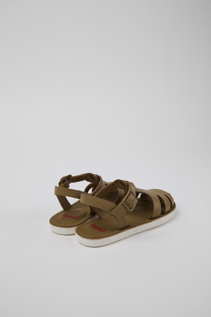 Camper Miko - Braune Ledersandalen