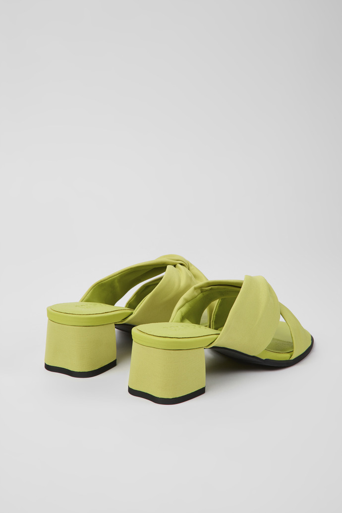 Camper Katie - Grüne Damensandale aus Textil