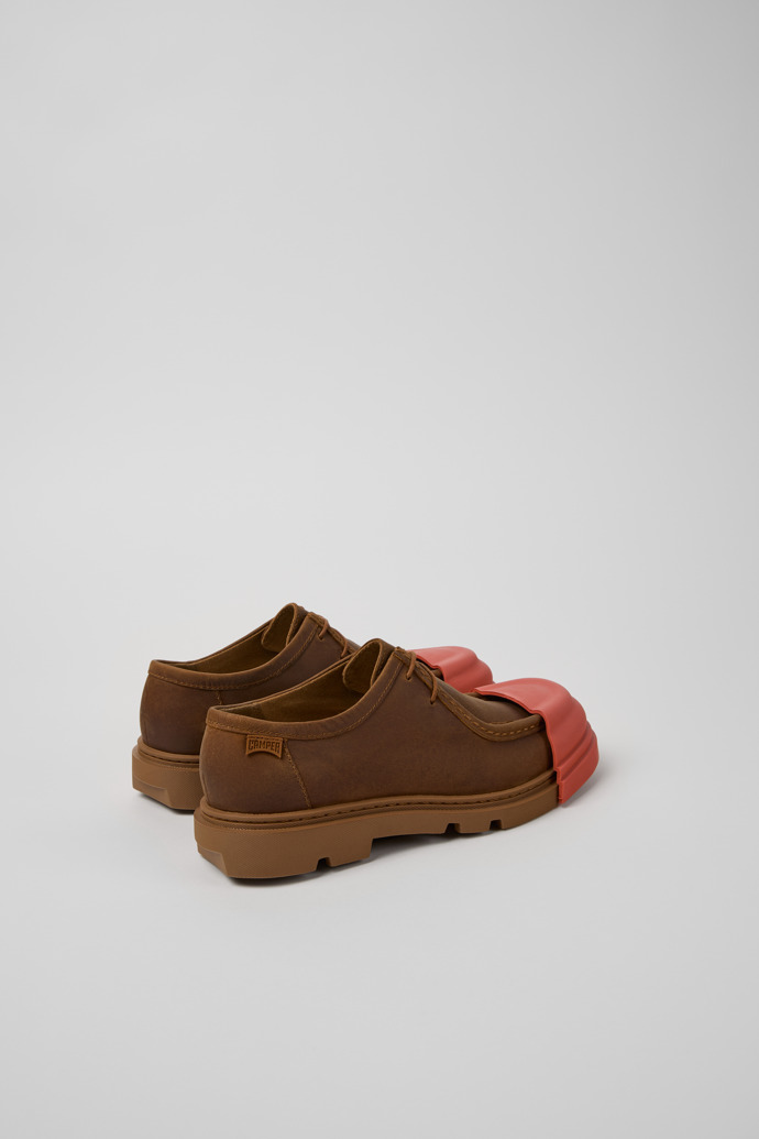 Camper Junction - Brauner Damenschuh aus regeneriertem Rindsleder.