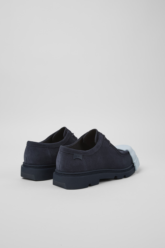 Camper Junction - Blauer Damenschuh aus Nubukleder