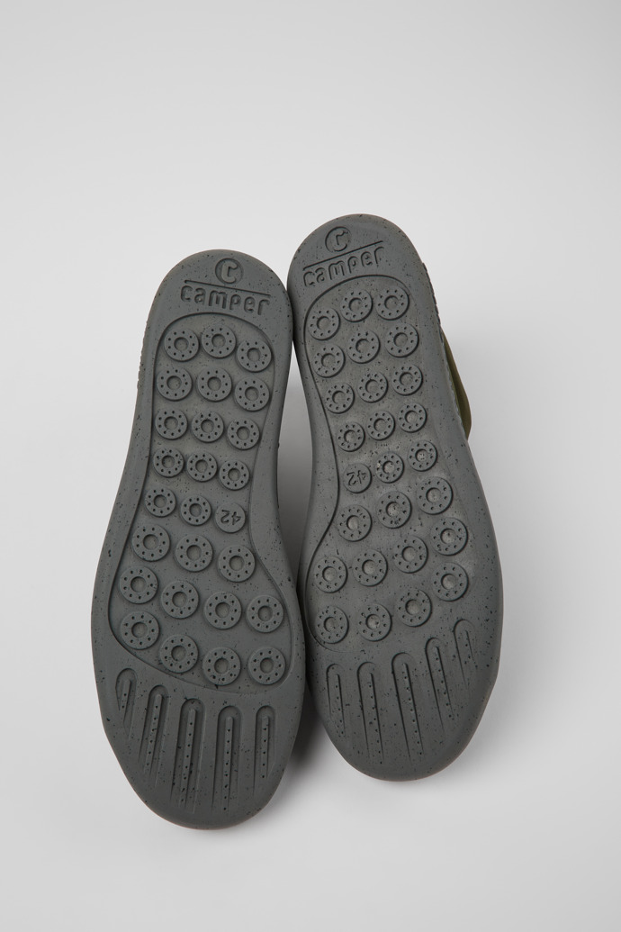 Camper Peu Touring - Grüner High-Top-Sneaker aus Textil für Herren.