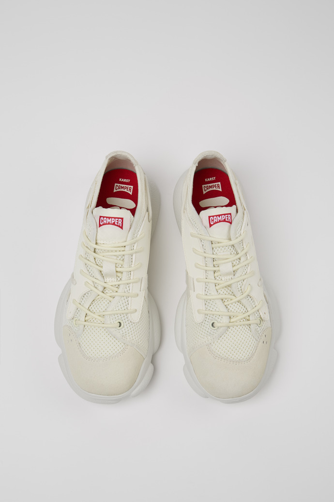 Camper Karst Sorona® - Weißer Damensneaker aus Textil