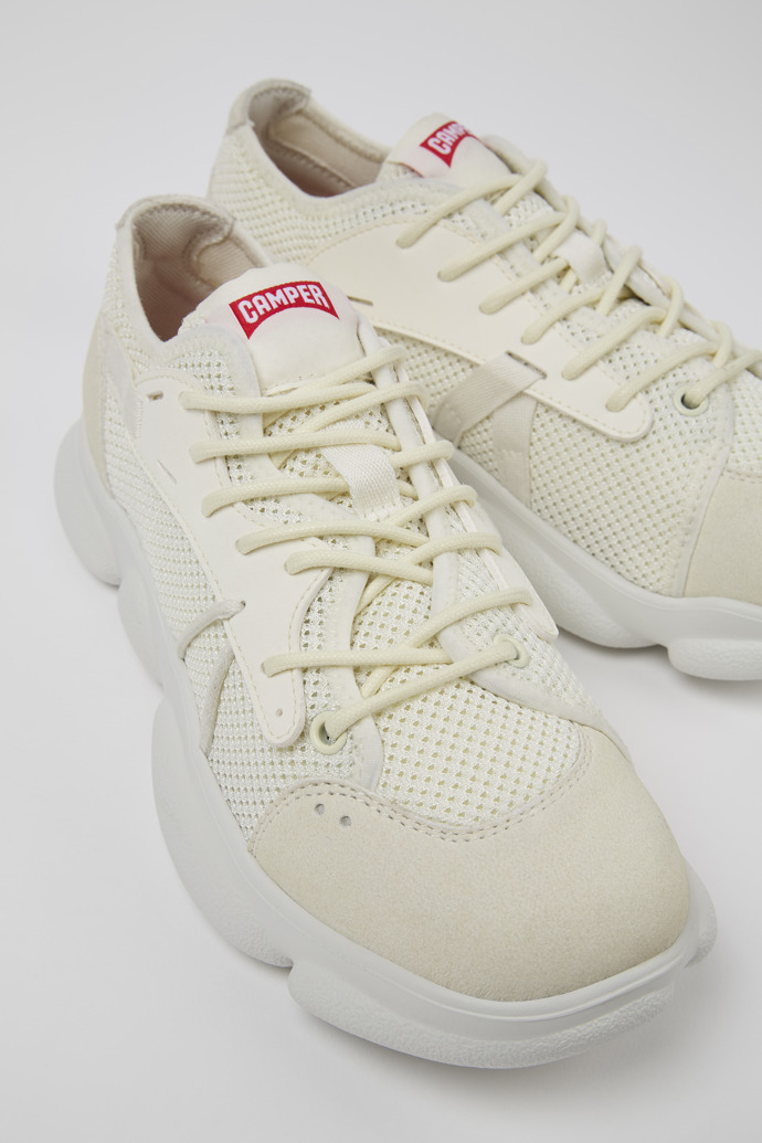 Camper Karst Sorona® - Weißer Damensneaker aus Textil