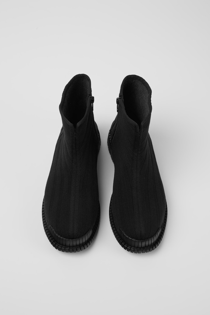 Camper Pix TENCEL® - Schwarzer Damenstiefel aus TENCEL™-Lyocell