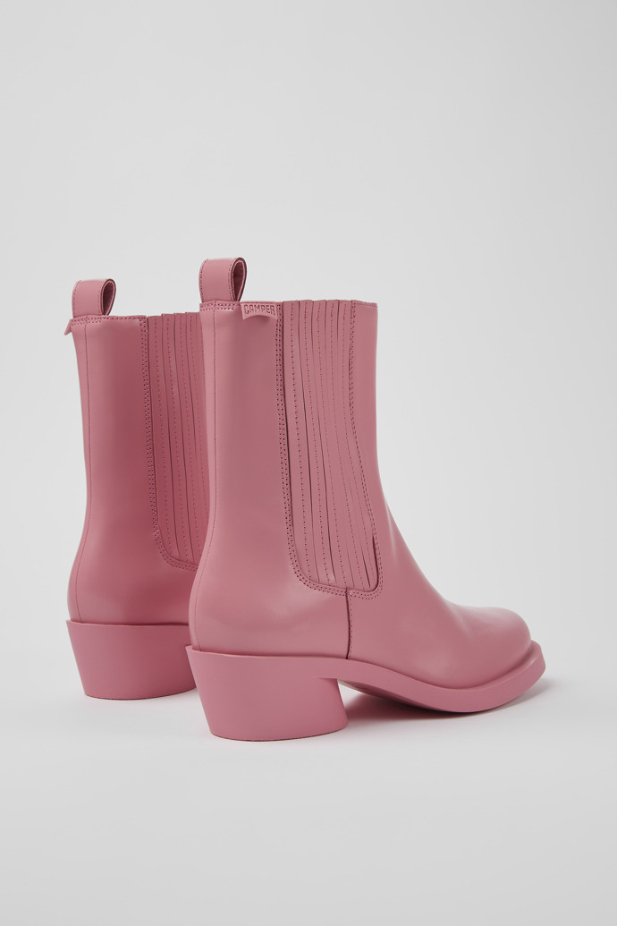Camper Bonnie - Rosa Damenstiefel aus Leder