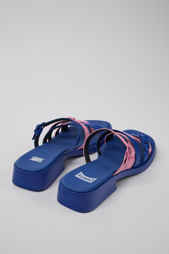Camper Twins - Mehrfarbige offene Ledersandalen für Damen