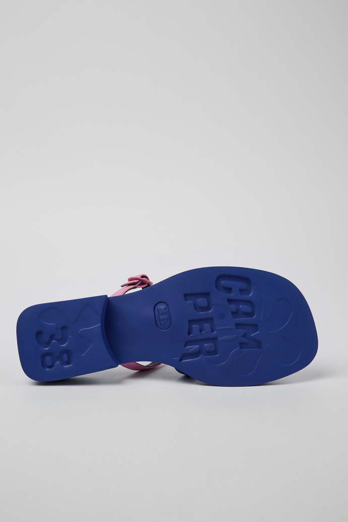 Camper Twins - Mehrfarbige offene Ledersandalen für Damen