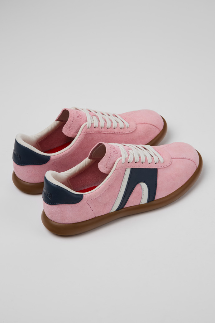 Camper Pelotas Soller - Mehrfarbige Sneaker aus Nubukleder für Damen.